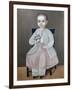 Lugarda Hernandez as Girl, 19th Century, Painting by Unknown Artist-null-Framed Premium Giclee Print