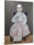 Lugarda Hernandez as Girl, 19th Century, Painting by Unknown Artist-null-Mounted Premium Giclee Print