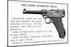 Luger Automatic Pistol-null-Mounted Giclee Print