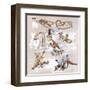 Luges Et Bonhommes de Neige-Lizie-Framed Art Print