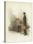 Luggage Boy at Claridge's Hotel, London-Dudley Hardy-Stretched Canvas