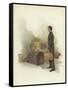 Luggage Boy at Claridge's Hotel, London-Dudley Hardy-Framed Stretched Canvas