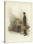 Luggage Boy at Claridge's Hotel, London-Dudley Hardy-Stretched Canvas