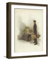 Luggage Boy at Claridge's Hotel, London-Dudley Hardy-Framed Giclee Print