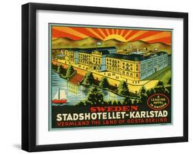 Luggage Stadshotellet-Karlstad-null-Framed Giclee Print