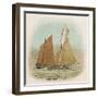 Lugger of Penzance, Cornwall-null-Framed Art Print