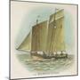 Lugger Used by the Fishermen of La Rochelle-null-Mounted Art Print