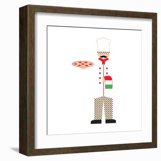 Lui from Naples-Tosh-Framed Art Print