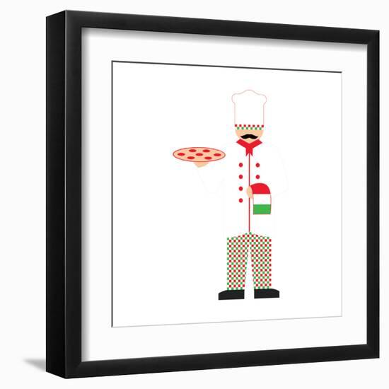 Lui from Naples-Tosh-Framed Art Print