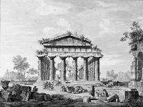 The Temple of Juno at Paestum-Luigi Balugani-Framed Giclee Print