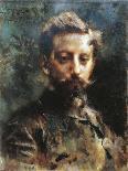 Portrait of Primo Levi-Luigi Conconi-Giclee Print