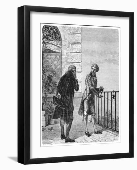 Luigi Galvani, 18th Century Italian Physiologist, 1880-null-Framed Giclee Print