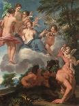 Hercules and Omphale, c.1700-10-Luigi Garzi-Framed Giclee Print