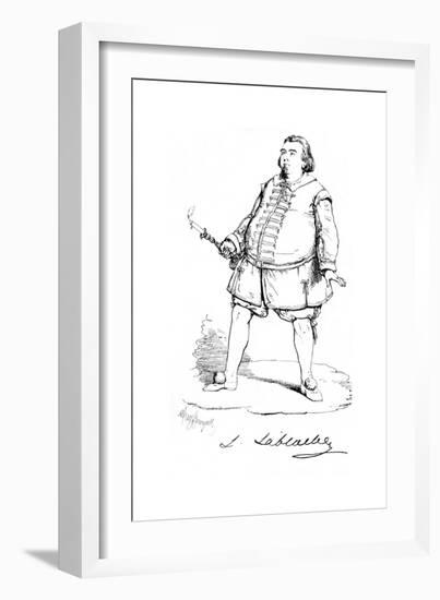 Luigi Lablache-Alfred Crowquill-Framed Giclee Print