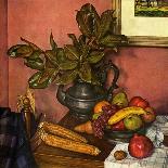 "Fruit Still Life,"November 1, 1950-Luigi Lucioni-Laminated Giclee Print