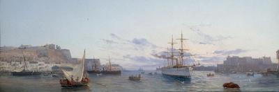 The Grand Harbour, Valletta-Luigi Maria Galea-Giclee Print