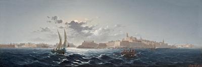 The Grand Harbour, Valletta-Luigi Maria Galea-Giclee Print