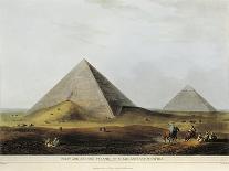 Pyramids at Giza, Egypt, 4th Dynasty, Old Kingdom, 26th Century BC-Luigi Mayer-Giclee Print