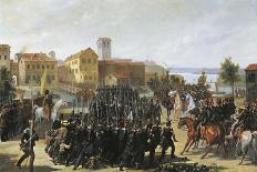 First War of Independence, the Taking of Peschiera, May 30, 1848-Luigi Morgari-Framed Stretched Canvas