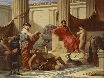 Education in Sparta, 1889-Luigi Mussini-Giclee Print