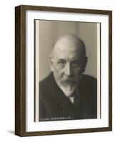 Luigi Pirandello Italian Novelist Dramatist and Lecturer-null-Framed Photographic Print