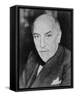 Luigi Pirandello Italian Playwright and Novelist, Won the 1934 Nobel Prize for Literature. 1934-null-Framed Stretched Canvas