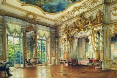 A Bedroom in the Tzar's Palace at Tsarskoe-Selo, St. Petersburg, 1870-Luigi Premazzi-Giclee Print