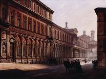 The Waiting Room of the Stagecoach Station in St. Petersburg, 1848 (W/C and Gouache on Paper)-Luigi Premazzi-Giclee Print