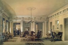 The Waiting Room of the Stagecoach Station in St. Petersburg, 1848 (W/C and Gouache on Paper)-Luigi Premazzi-Giclee Print