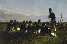 The Fanfare of the Grenadiers, 1875-Luigi Quarena-Giclee Print