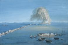 Explosion of a Mine in San Giuliano-Luigi Querena-Stretched Canvas