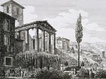 Temple of Hercules at Cora-Luigi Rossini-Laminated Giclee Print