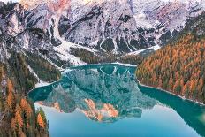 Braies in Autumn-Luigi Ruoppolo-Giclee Print