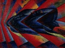 The Dynamism of an Automobile, 1911 (Oil on Canvas)-Luigi Russolo-Giclee Print
