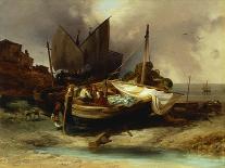 Boats on the Beach, 1840-Luigi Sabatelli-Giclee Print