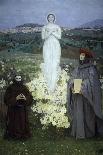 St Bonaventura, Detail from the Apparition of the Virgin to St Francis of Assisi and Bonaventure-Luigi Serra-Giclee Print