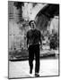 Luigi Tenco Walking Along the River-null-Mounted Giclee Print