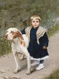 Young Child and a Big Dog-Luigi Toro-Giclee Print