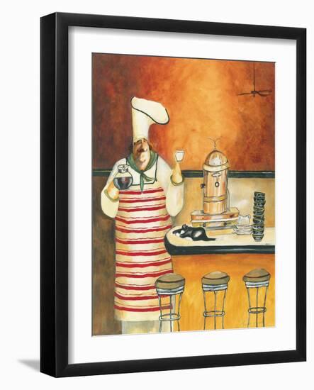 Luigi with Latte-Jennifer Garant-Framed Giclee Print