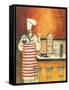 Luigi with Latte-Jennifer Garant-Framed Stretched Canvas