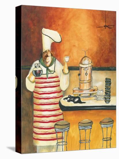 Luigi with Latte-Jennifer Garant-Stretched Canvas