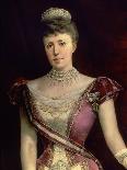 Maria Christina of Austria-Luis Alvarez catala-Framed Stretched Canvas
