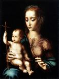 Madonna and Child with a Cross-Shaped Distaff, 1570S-Luis De morales-Giclee Print