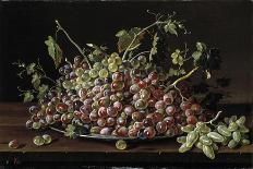 Still Life with Cherries, Cheese and Greengages-Luis Egidio Melendez-Giclee Print