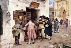 The Bibliophiles, 1879-Luis Jimenez Y Aranda-Stretched Canvas