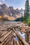 View of Peyto Lake Right before Sunset, Jasper National Park, Alberta, Canadian Rockies-Luis Leamus-Photographic Print