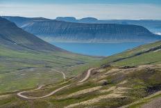 On the Road in the West Fjords of Iceland-Luis Leamus-Framed Photographic Print