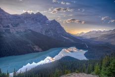 Moraine Lake, Glacial Lake in Banff National Park-Luis Leamus-Photographic Print