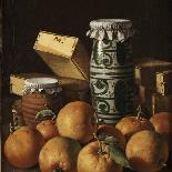 Still Life with Oranges, Jars, and Boxes of Sweets-Luis Meléndez-Framed Giclee Print