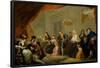 Luis Paret y Alcázar / 'Rehearsal of a Comedy', 1772-1773, Spanish School, Oil on canvas, 38 cm ...-LUIS PARET Y ALCAZAR-Framed Poster